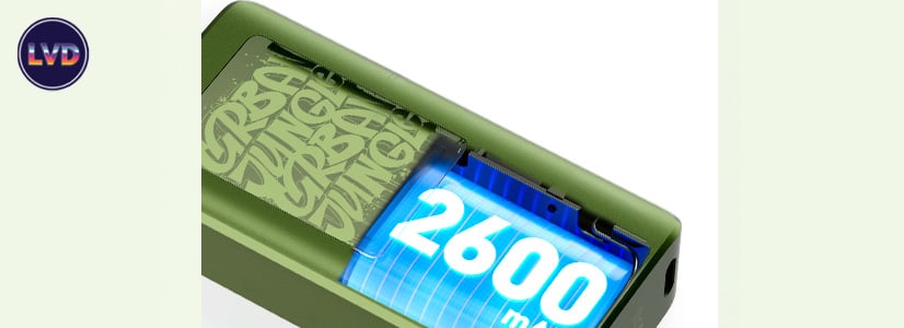 Voopoo Doric Go : 2600 mAh